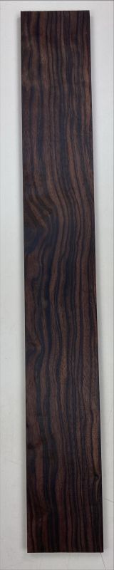 Fretboard Makassar Ebony 730x95x10mm Unique Piece #022
